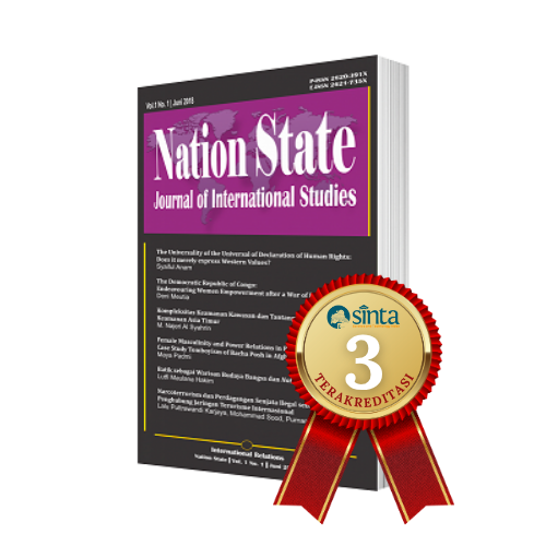 Nation State: Journal of International Studies_Jurnal HI_Terakreditasi_Sinta_3