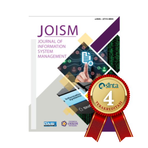 Journal of Information System Management (JOISM) SINTA 4